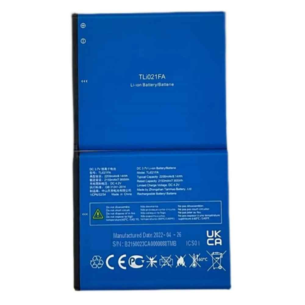 Batería para ALCATEL 2ICP5/78/alcatel-TLi021FA